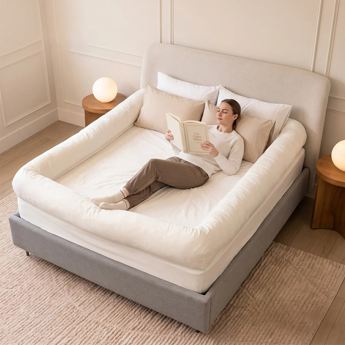 Fortyn™ CloudNest Bordered Bed Sheet